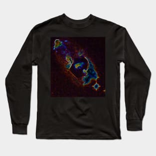 Black Panther Art - Glowing Edges 163 Long Sleeve T-Shirt